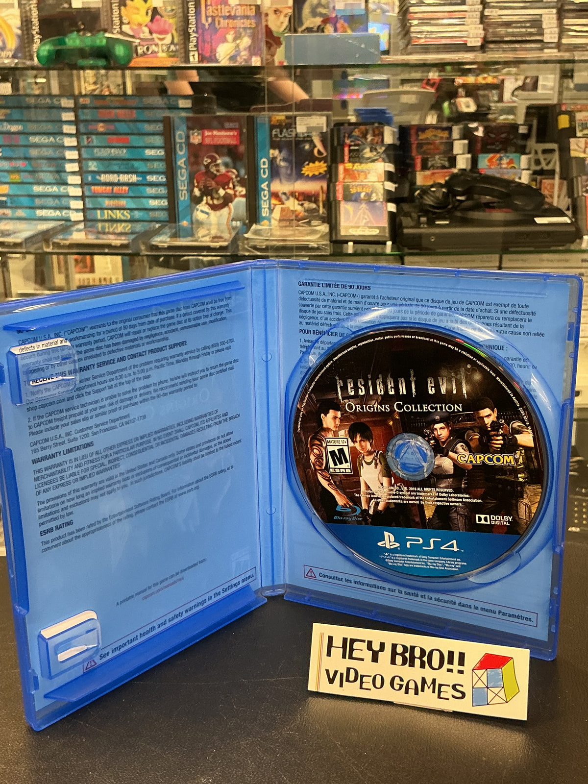 Resident Evil Origins Collection- PS4 *no manual/disc*