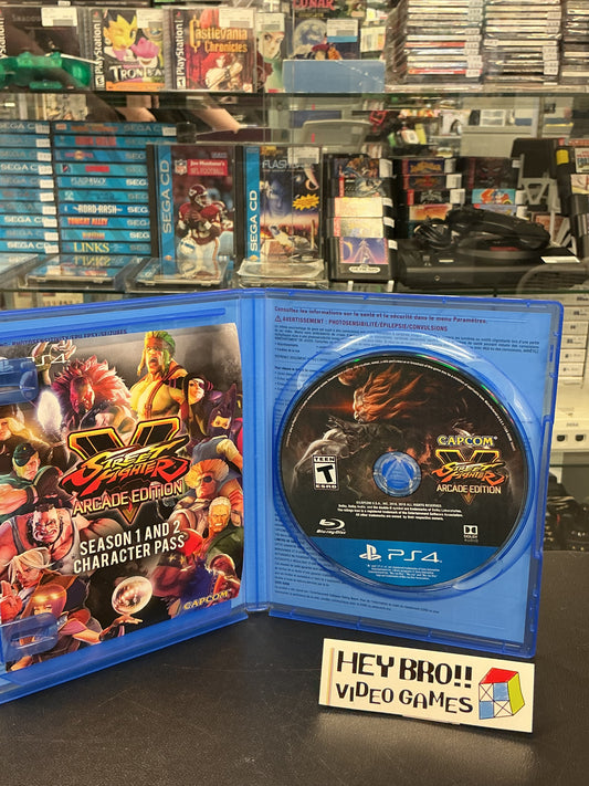 Street Fighter V Arcade Edition- PS4 *with insert*