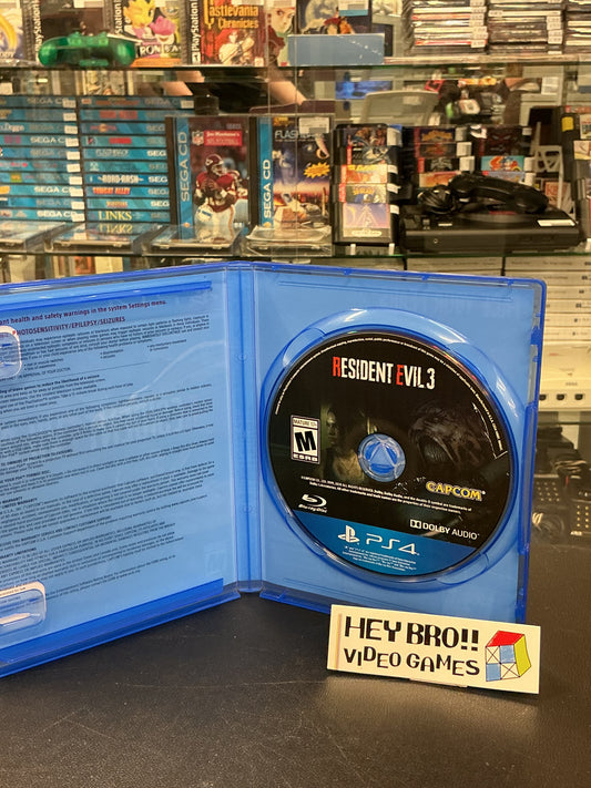 Resident Evil 3- PS4 *no manual/insert*