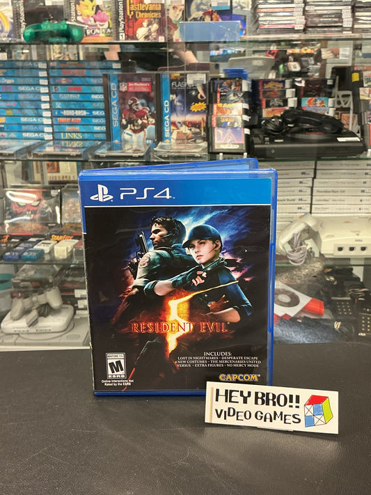 Resident Evil 5- PS4 *no manual/insert*