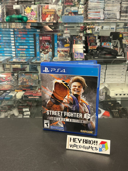 Street Fighter 6 (deluxe edition) PS4 *no manual/insert*