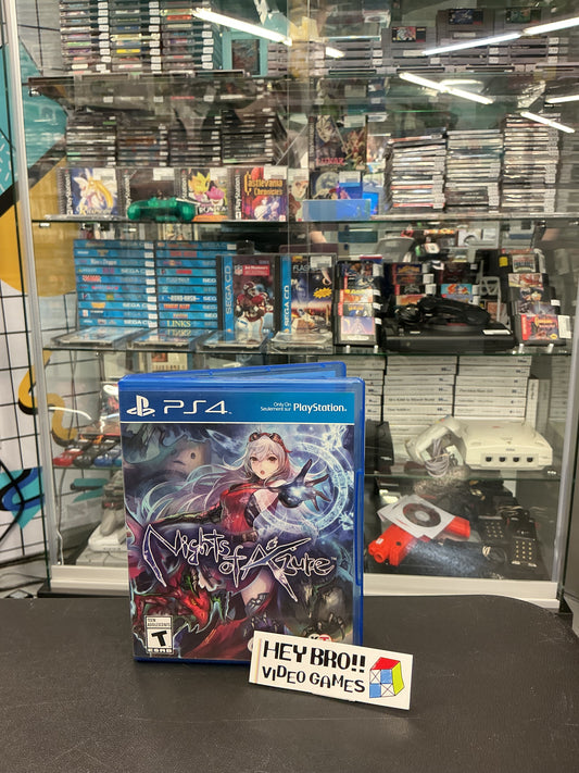 Nights of Azure- PlayStation 4 *no manual/insert*