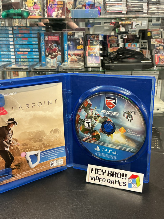 Rigs Mechanized Combat League VR- PS4 *with an insert*