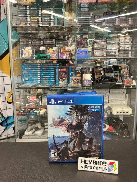 Monster Hunter World- PlayStation 4 *no manual/insert*