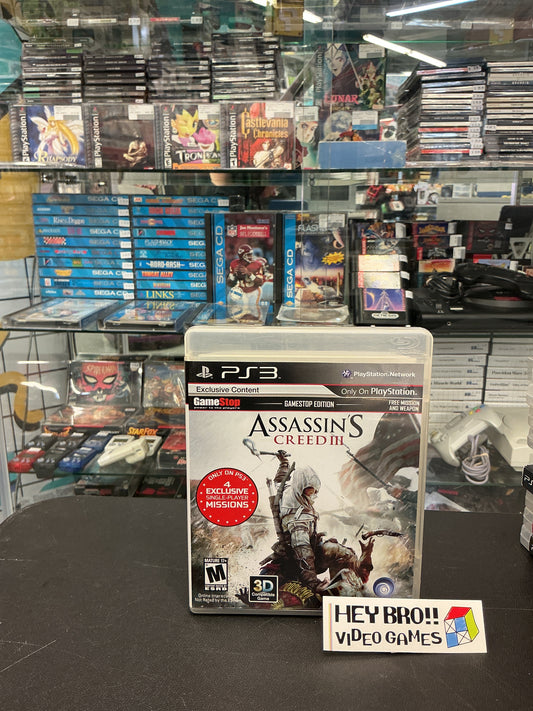 Assassin’s Creed III (GameStop Edition) PS3