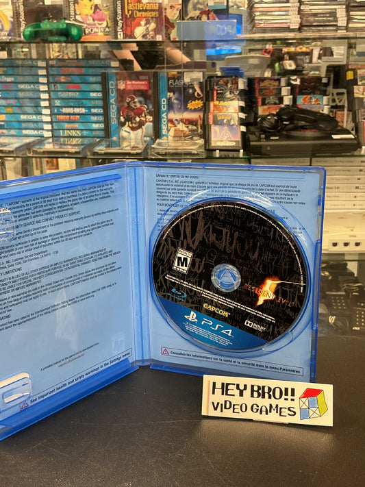 Resident Evil 5- PS4 *no manual/insert*