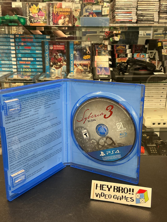 Syberia 3-PS4* no manual/imsert*