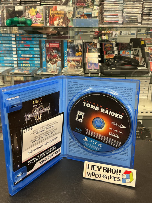 Shadows of the Tomb Raider- PS4 *with inserts*