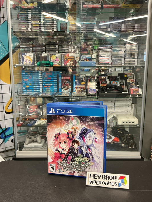 Fairy Fencer F Refrain Chord PlayStation 4 *no manual or insert*