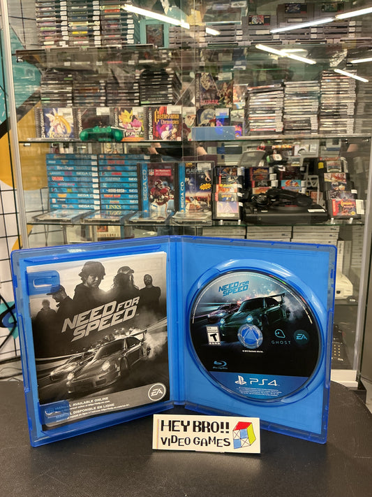 Need for Speed- PS4 *with an insert*