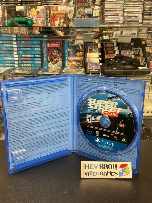 Super Street The Game- PS4 *no manual/insert*