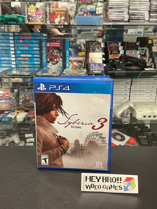 Syberia 3-PS4* no manual/imsert*