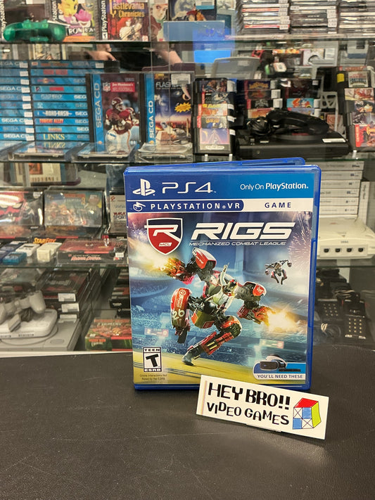 Rigs Mechanized Combat League VR- PS4 *with an insert*