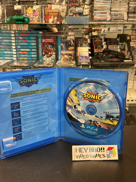 Team Sonic Racing- PS4 *no manual/insert*