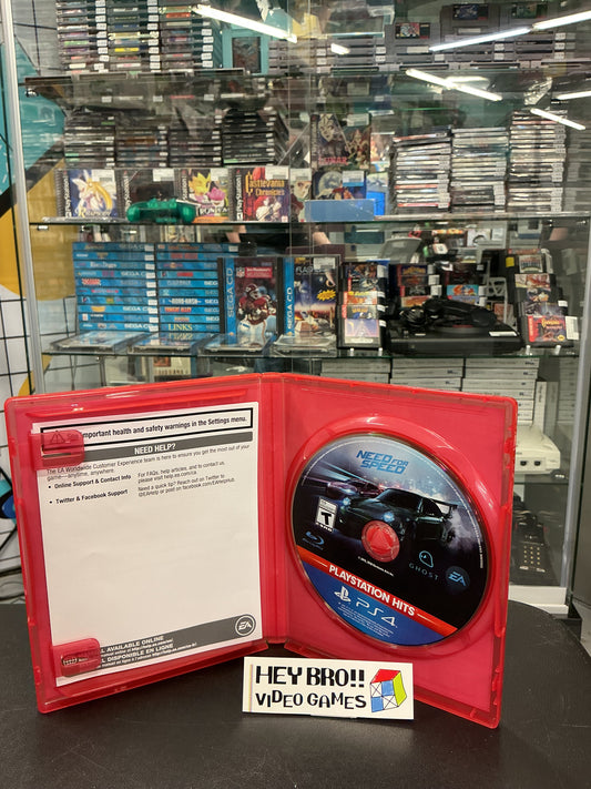 Need for Speed PlayStation Hits- PS4 *with an insert*