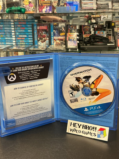 Overwatch Orgins Edition- PS4 *with inserts*
