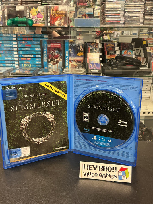 Elder Scrolls Online: Summerset- PS4 *with insert*