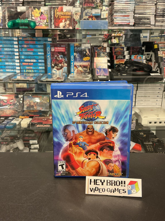 Street Fighter 30th Anniversary Collection- PS4 *no manual/insert*