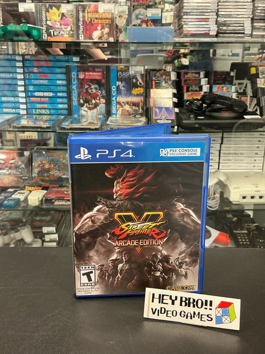 Street Fighter V Arcade Edition- PS4 *with insert*