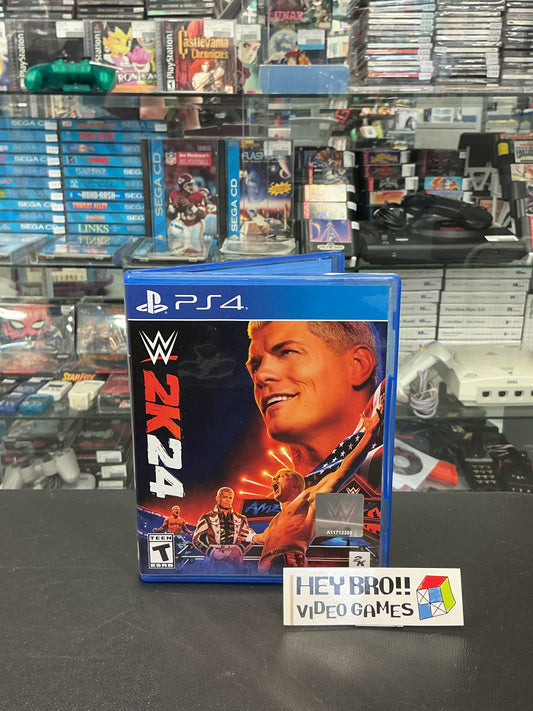 WWE 2K24- PS4 *no manual/ insert