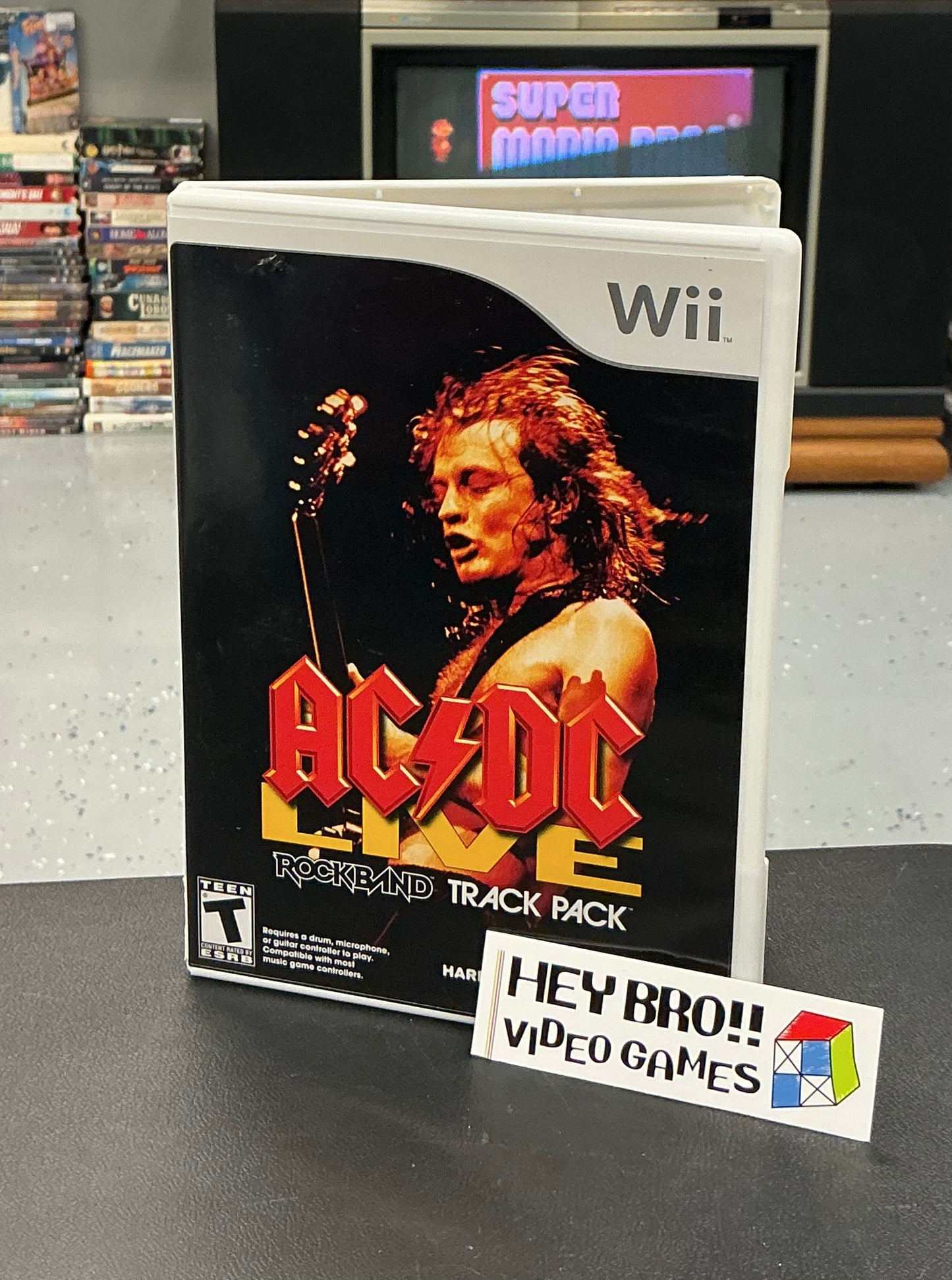 AC/DC Live Rock band Pack- Wii *CIB*