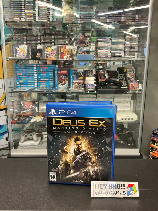 Deus Ex Mankind Divided (day one edition) PlayStation 4 *no manual*