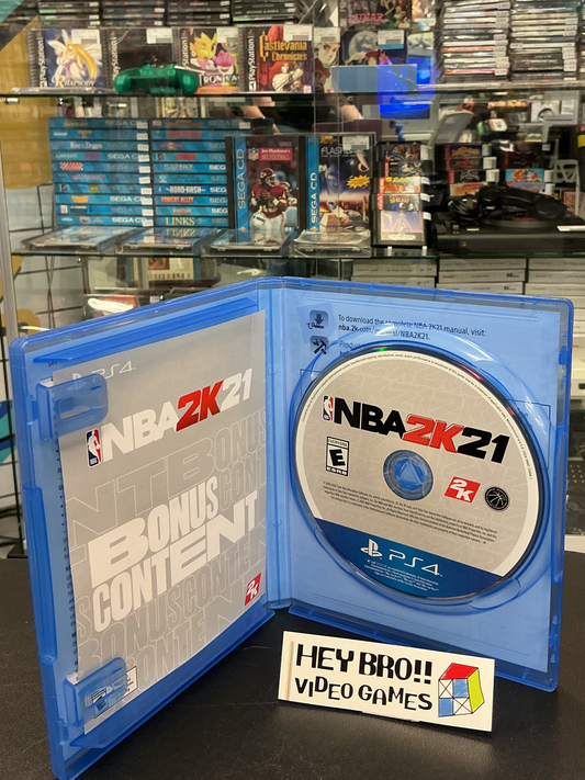 NBA 2K21- PS4 *with insert*