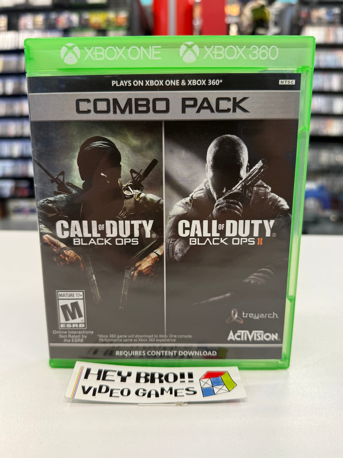 Call of Duty Black Ops I & II Combo Pack - Xbox 360/Xbox One (IB)