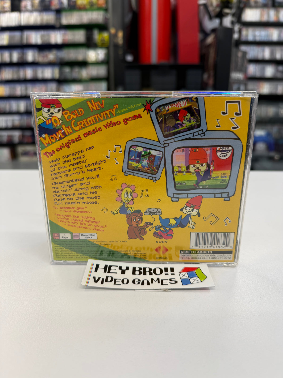 PaRappa the Rapper - PS1 (CIB) (w/Poster)