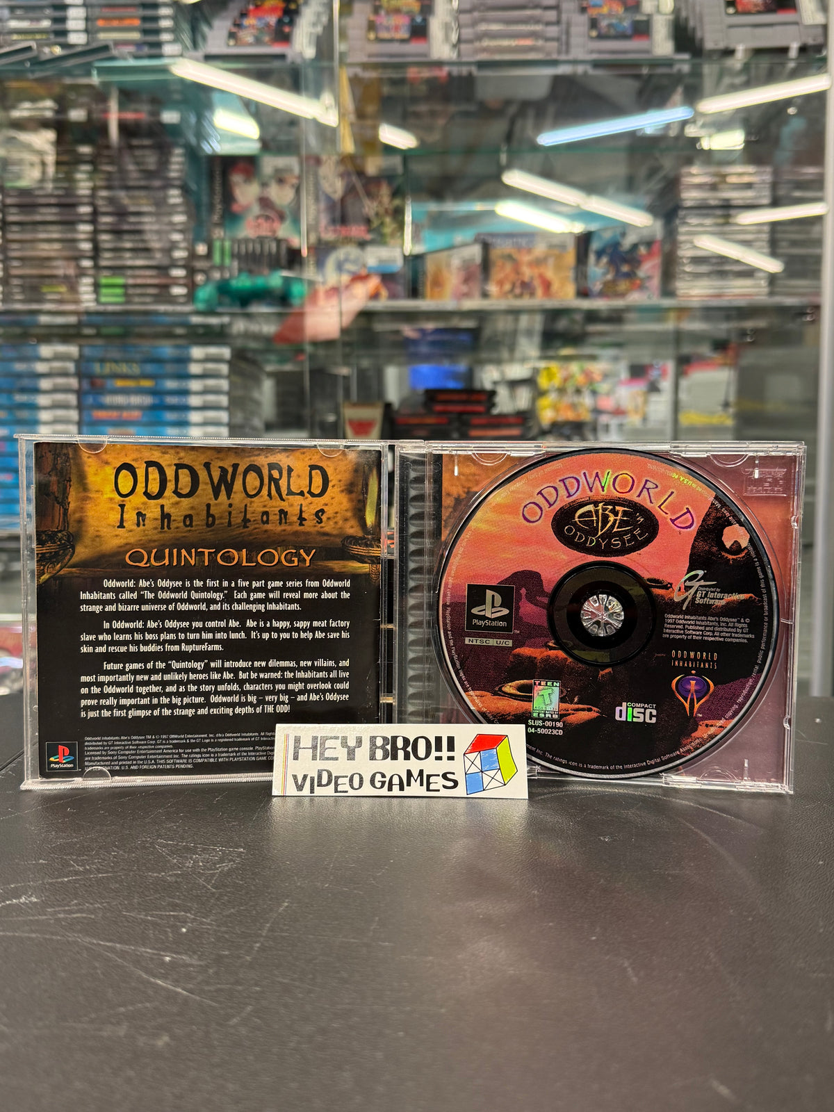 Oddworld Abe's Oddysee - PS1 (CIB)